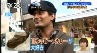 面白いテレビの街頭インタビューの名言まとめ：インド人「日本のビーフカレーが好き」