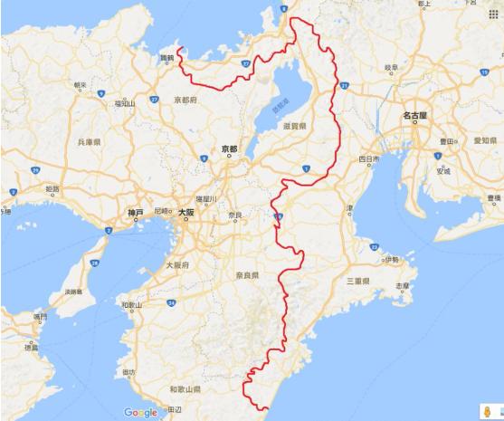 カールを販売してる都道府県がわかる日本地図【赤の部分は買えない・青の部分は買える】