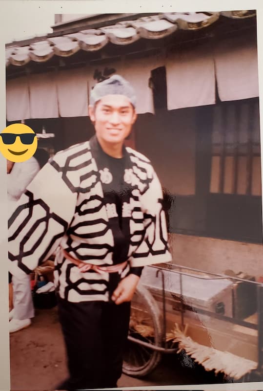 1975年頃に太秦映画村で格好良いと思って撮った人が若き日の松平健さんだった