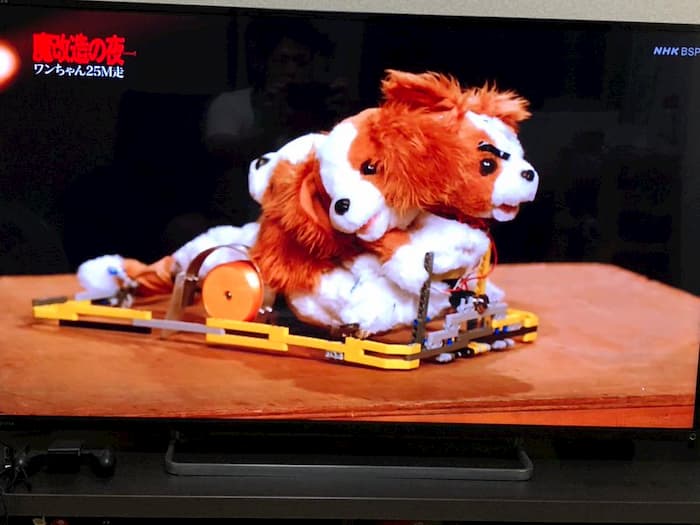 【魔改造の夜】犬のおもちゃをキメラ改造して「魔獣キングスパニエル」としてトヨタのエンジニアが走らせるNHK BSの番組が面白い【動画有】