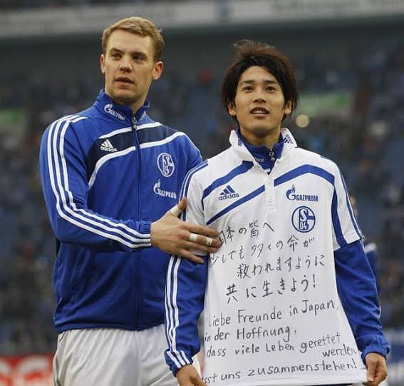 ドイツ代表のキーパー「ノイアー」は東日本大震災のメッセージのためにゴールを守ってくれていた