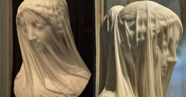 天才彫刻家ジョヴァンニ・ストラッツァの作品「ヴェールの乙女（ベールをかぶったマリア像）」が凄い！まるで本物の布！