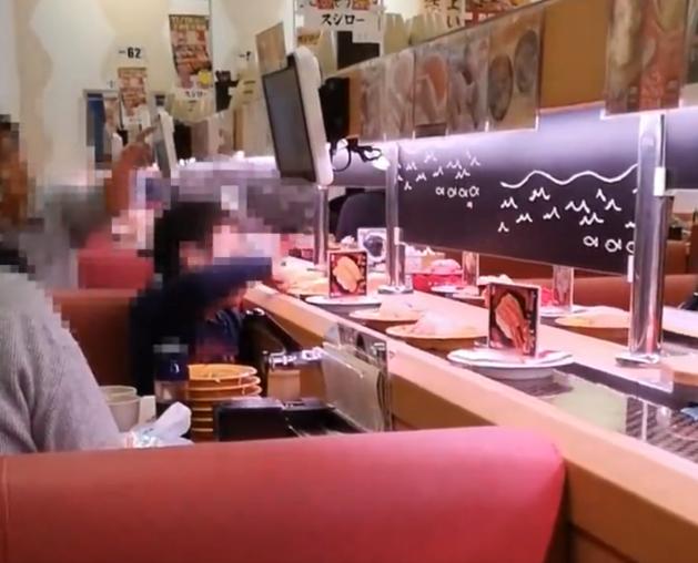 スシローでの子供による回転寿司テロが酷い【動画有】】
