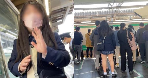 埼京線板橋駅でJKの制服で女装したおじさんが痴漢で捕まる！犯人の名前は特定！？常習犯の可能性も【動画有】