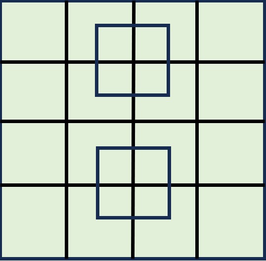 【問題】正方形は何個見つけられましたか？