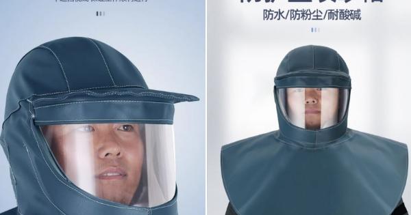 野獣先輩、中国で防塵用の防具服の広告モデルになってしまう