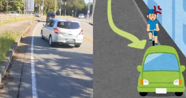 【動画有】「幅寄せだ！」左折車の左をすり抜けようとする自転車に、左折車が「そう、焦んな！」と返答し、これに賛否両論の意見が・・・
