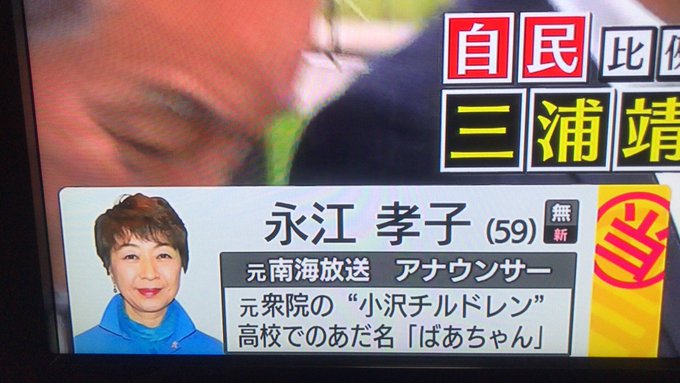 池上彰の選挙特番での当確テロップが面白すぎる：