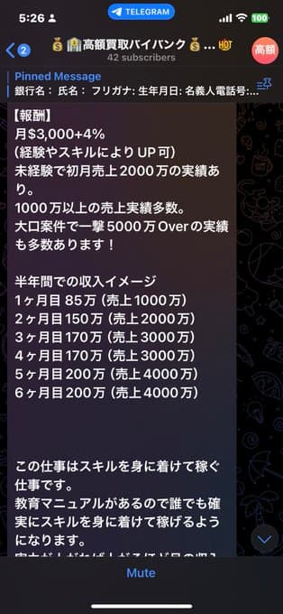 【潜入】闇バイト業者とLINEで会話してみた結果・・・