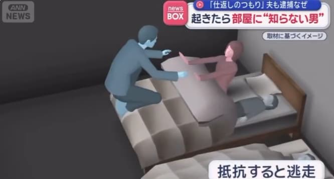 女性が起きたら部屋に”知らない男” 「仕返しのつもり」で妻の情報を出会い系サイトに書き込んだ夫も逮捕【NTR】